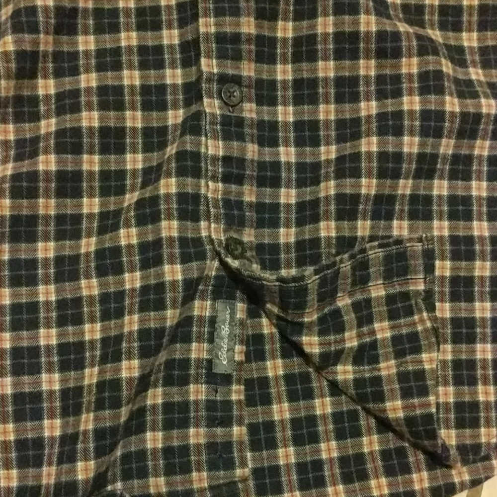 Eddie Bauer Flannel Shirt - Picture 5 of 7